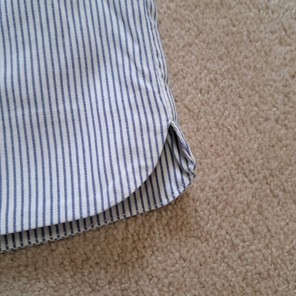 ❤️ S.C.& Co Pull On Skort Blue White Striped Stretch Skirt Women's Various Sizes - Picture 11 of 14